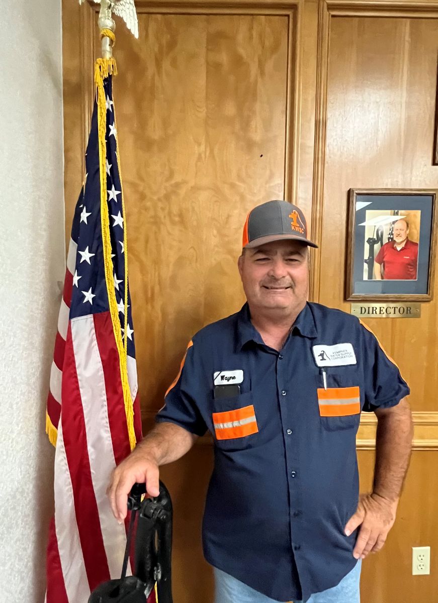 Wayne McAnally,  IT GIS/GPS Operator